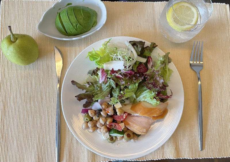 healthy meal on a plate